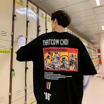 2019 Summer New Trends Boys Japanese Korean Academy Wind HalfCartoon Anime Print Short Sleeve Casual T-Shirt
2019 Summer New Trends Boys Japanese Korean Academy Wind HalfCartoon Anime Print Short Sleeve Casual T-Shirt