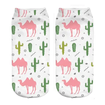 Cactus, camel, alpaca, cute animal design, 3D digital printing socks 2018 new style
Cactus, camel, alpaca, cute animal design, 3D digital printing socks 2018 new style