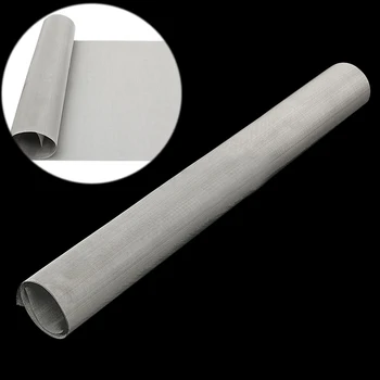 50 Mesh Filtration Woven Wire 304 Stainless Steel Screening Filter 40 x 90cm Silver
50 Mesh Filtration Woven Wire 304 Stainless Steel Screening Filter 40 x 90cm Silver