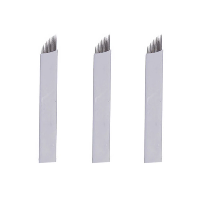 100pcs Microblading Tattoo Needles 10 pins for Microblading Embroidery Pen Pernement Makeup Eyebrow Tattoo Supplies
100pcs Microblading Tattoo Needles 10 pins for Microblading Embroidery Pen Pernement Makeup Eyebrow Tattoo Supplies