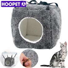 HOOPET Pet Hammock House Design Pet Hung Dog Bed Cuddly Cat Cave Pet Sleeping Bag Cama Perro
