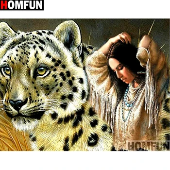 HOMFUN Full Square/Round Drill 5D DIY Diamond Painting "Woman tiger" 3D Embroidery Cross Stitch 5D Home Decor A13568
HOMFUN Full Square/Round Drill 5D DIY Diamond Painting "Woman tiger" 3D Embroidery Cross Stitch 5D Home Decor A13568