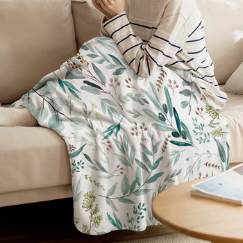 Eucalyptus Pattern Throw Blanket Warm Microfiber Blanket Flannel Blanket Blankets For Beds
Eucalyptus Pattern Throw Blanket Warm Microfiber Blanket Flannel Blanket Blankets For Beds
