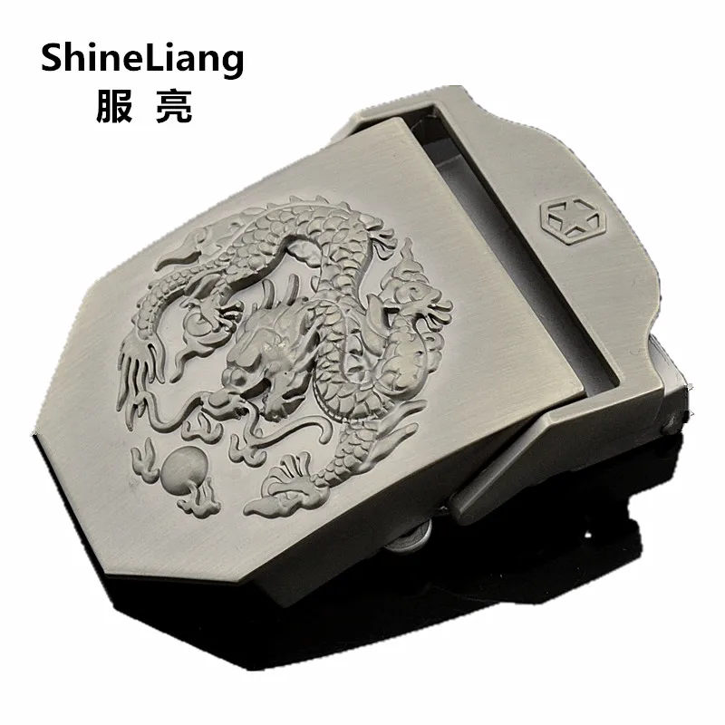 2018 Men's Tactical military canvas Belt buckle Oriental Dragon logo Suitable for width 3.8CM Designers High quality alloy brand
2018 Men's Tactical military canvas Belt buckle Oriental Dragon logo Suitable for width 3.8CM Designers High quality alloy brand