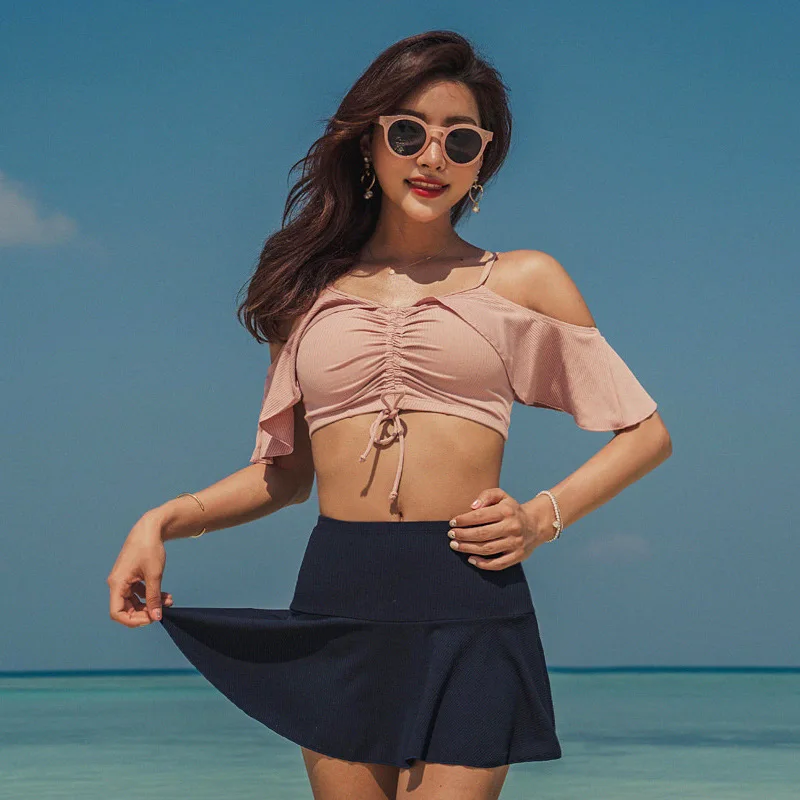 Swimsuits Bikini Swimwear For Women Swim Wear Tankini Suit Girl Biquini Infantil New Swimsuit Pink Skirt Pull Rope High Waist
Swimsuits Bikini Swimwear For Women Swim Wear Tankini Suit Girl Biquini Infantil New Swimsuit Pink Skirt Pull Rope High Waist