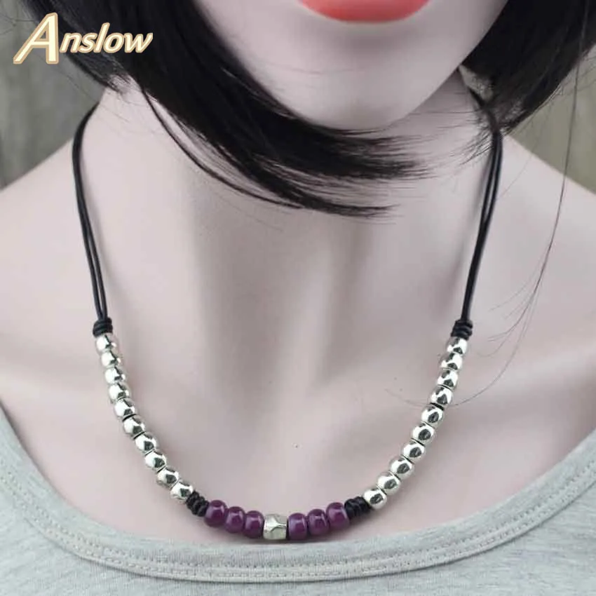 Anslow Brand New Glass Zinc Alloy Beads Chokers Statement Necklace For Women Men Christmas Gift LOW0037AN
Anslow Brand New Glass Zinc Alloy Beads Chokers Statement Necklace For Women Men Christmas Gift LOW0037AN