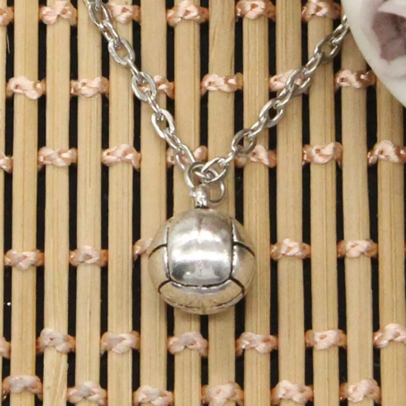 new fashion 3D volleyball Pendants round cross chain short long Mens Womens DIY silver necklace Jewelry Gift
new fashion 3D volleyball Pendants round cross chain short long Mens Womens DIY silver necklace Jewelry Gift