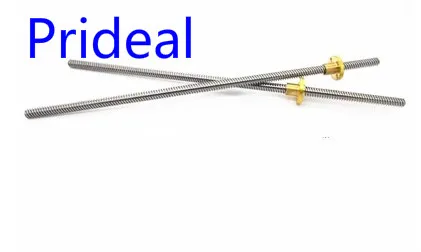 Prideal New 2017 3D Printer Lead Screw 8MM Thread 8mm T8 Length 500mm with Copper Nut 4 Start Z Axis 50cm Linear Rail Bar Shaft
Prideal New 2017 3D Printer Lead Screw 8MM Thread 8mm T8 Length 500mm with Copper Nut 4 Start Z Axis 50cm Linear Rail Bar Shaft