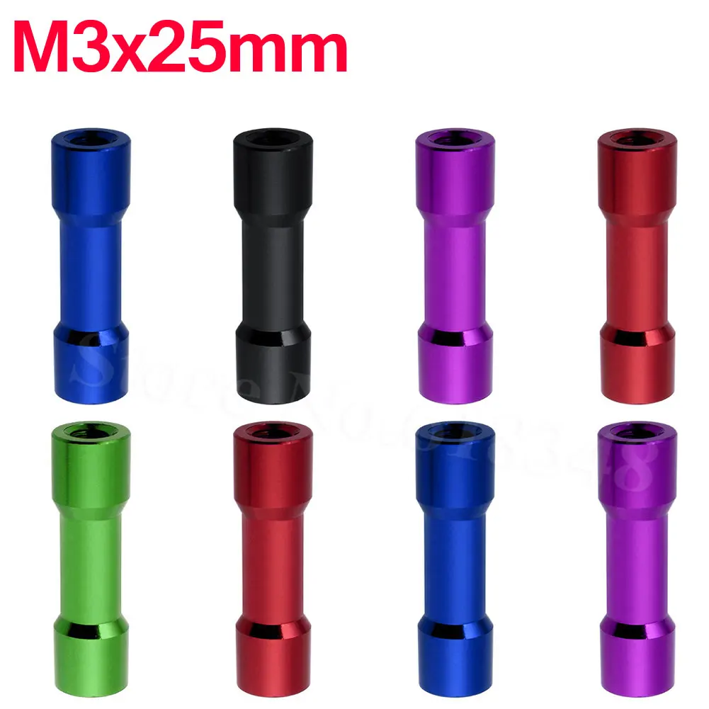 

8pcs M3x25mm Aluminum Standoffs Spacer Hex For RC FPV Drone Multicopter Accessories CNC