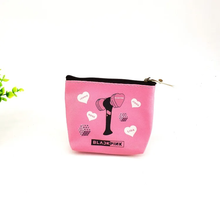 

Kpop Blackpink Wannaone Exo Got7 Twice Blackpink Pu Zipper Walletlisa Storage Purse Wallet Card Bag Mini Bag New Gift Wholesale