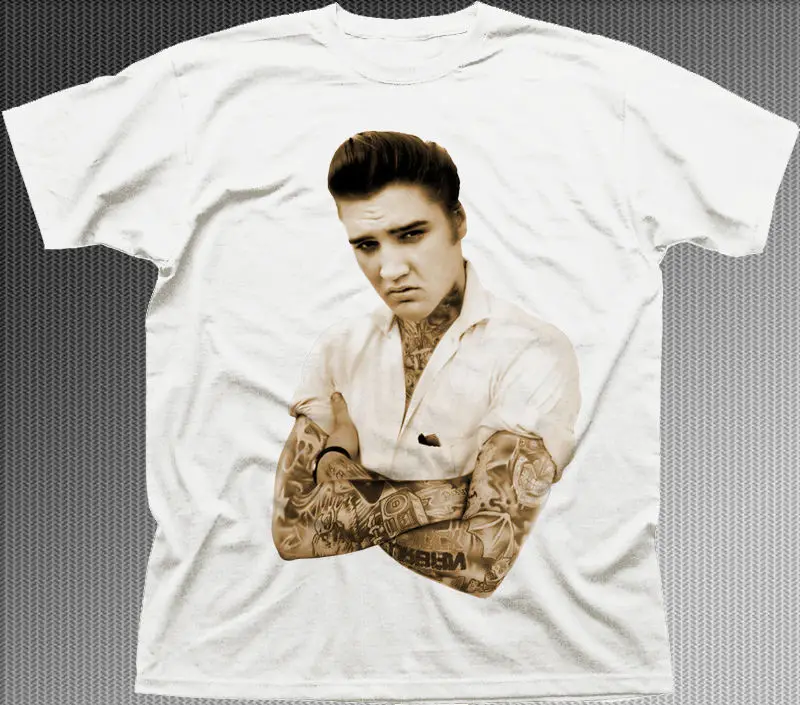 Elvis Presley The King New Fashion Man T-Shirt O Neck Mens Short Sleeve Mens Cool Tshirt Male Tops Tees
Elvis Presley The King New Fashion Man T-Shirt O Neck Mens Short Sleeve Mens Cool Tshirt Male Tops Tees