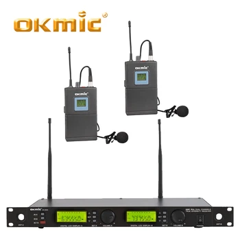 OKMIC OK-9300 Lavalier Mic KTV outdoor stage performance karaoke meeting UHF Wireless microphone system Use distance 150m
OKMIC OK-9300 Lavalier Mic KTV outdoor stage performance karaoke meeting UHF Wireless microphone system Use distance 150m