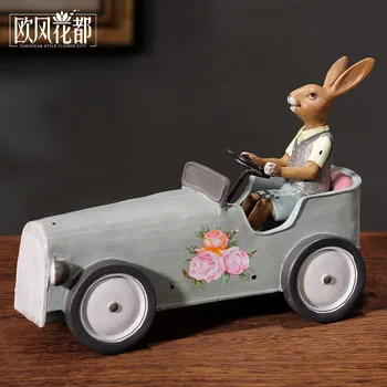 American pastoral style decor gift birthday gift decoration rabbit resin decoration car decoration
American pastoral style decor gift birthday gift decoration rabbit resin decoration car decoration