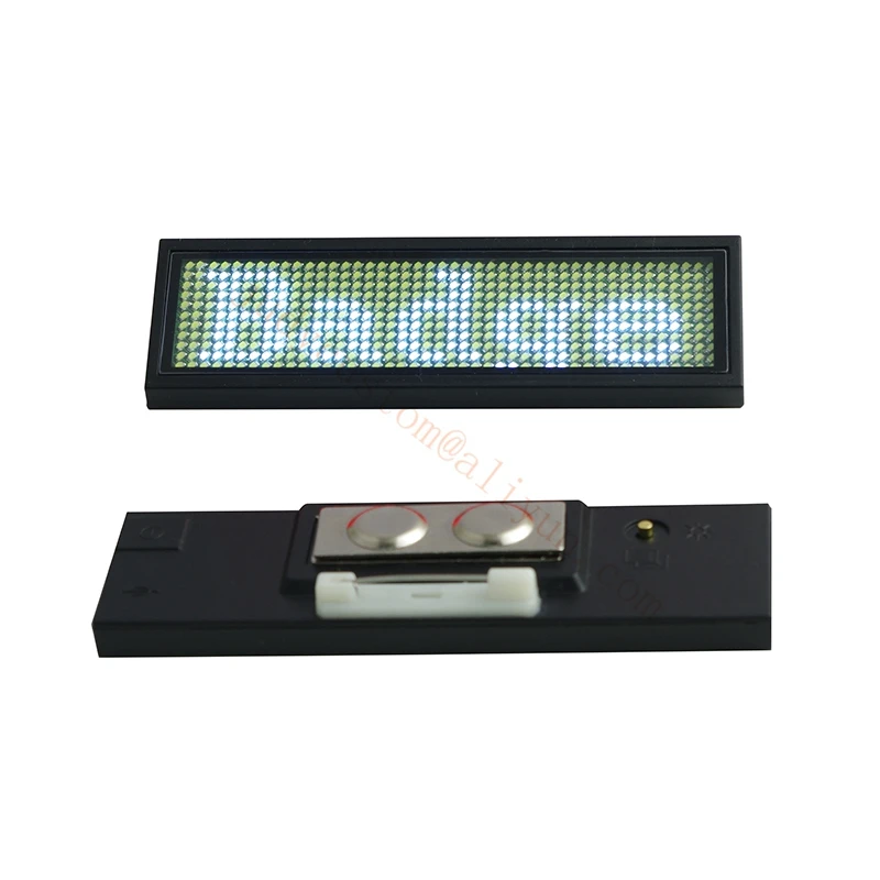 1pc 44X11 LED name display scrolling text message name card tag sign advertising board Rechargable programmable led tag
1pc 44X11 LED name display scrolling text message name card tag sign advertising board Rechargable programmable led tag