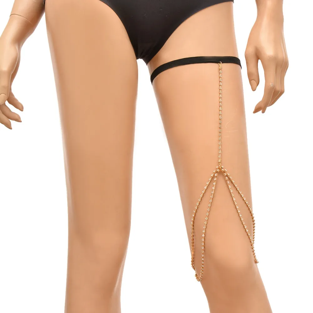 Sexy Crystal Rhinestone Body Chain Jewelry Shiny Beach Thigh Chain Leg Accessories Waist Belly Chain Garter Jewelry for Women
Sexy Crystal Rhinestone Body Chain Jewelry Shiny Beach Thigh Chain Leg Accessories Waist Belly Chain Garter Jewelry for Women