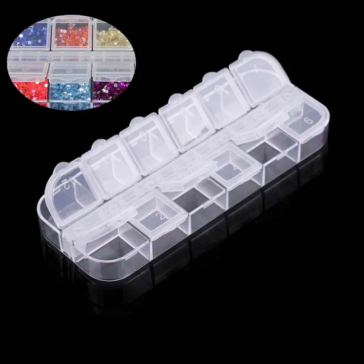 1pcs12 grid Glitter Nail diamond jewelry store empty storage,DIY Nail drill box storage box container decorative nail tools
1pcs12 grid Glitter Nail diamond jewelry store empty storage,DIY Nail drill box storage box container decorative nail tools
