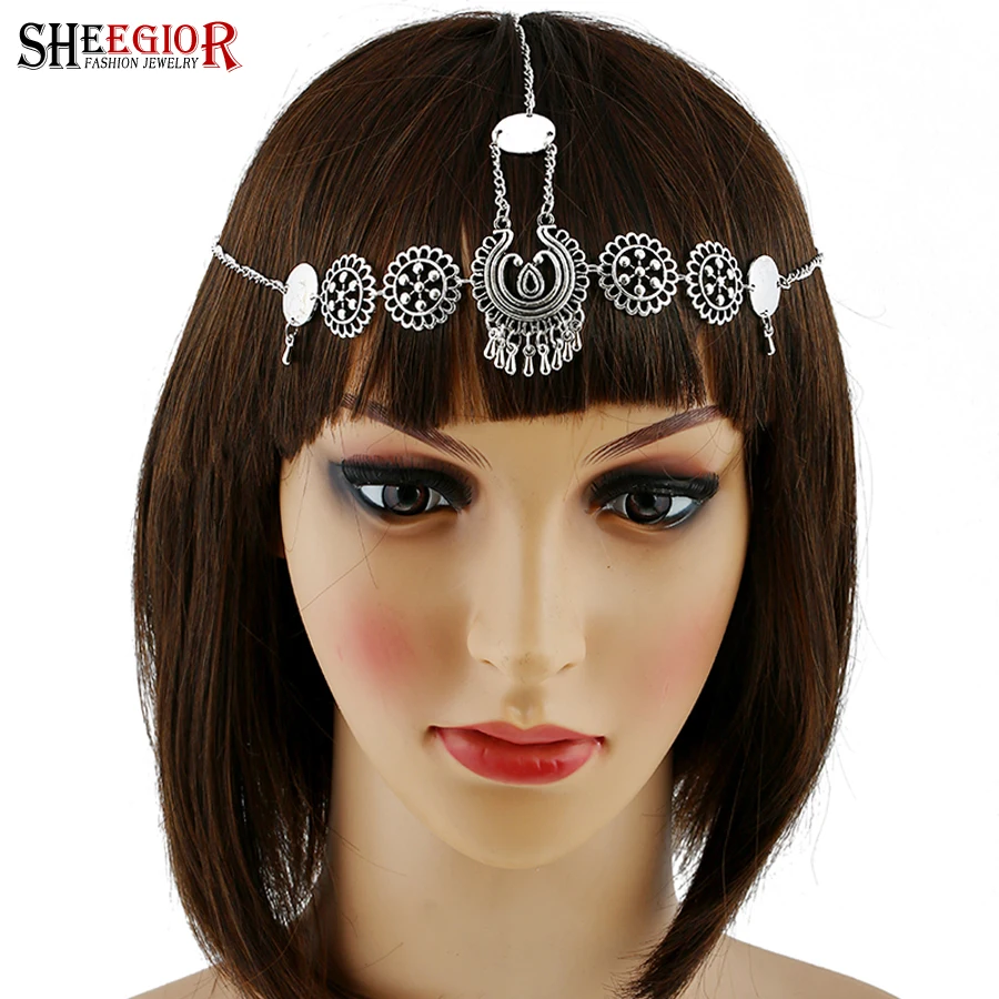 SHEEGIOR Ethnic Vintage Bridal Hair Accessories for Women Lovely Long Chains Hollow Flower Headband Fashion Wedding Hair Jewelry
SHEEGIOR Ethnic Vintage Bridal Hair Accessories for Women Lovely Long Chains Hollow Flower Headband Fashion Wedding Hair Jewelry