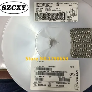 Free Shipping 293D106X9035C2TE3 Cap Tant Solid 10uF 35V C CASE 10% (6 X 3.2 X 2.5mm) SMD 6032-28
Free Shipping 293D106X9035C2TE3 Cap Tant Solid 10uF 35V C CASE 10% (6 X 3.2 X 2.5mm) SMD 6032-28