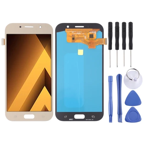 LCD Screen and Digitizer Full Assembly (OLED Material ) for Galaxy A7 (2017), A720F, A720F/DS(Gold)
LCD Screen and Digitizer Full Assembly (OLED Material ) for Galaxy A7 (2017), A720F, A720F/DS(Gold)