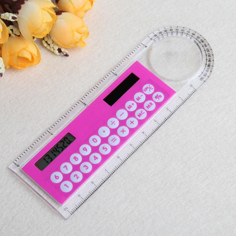 Creative Calculator Ruler Mini Digital Calculator 2 in 1 Kid Stationery School Office Gifts 10cm
Creative Calculator Ruler Mini Digital Calculator 2 in 1 Kid Stationery School Office Gifts 10cm