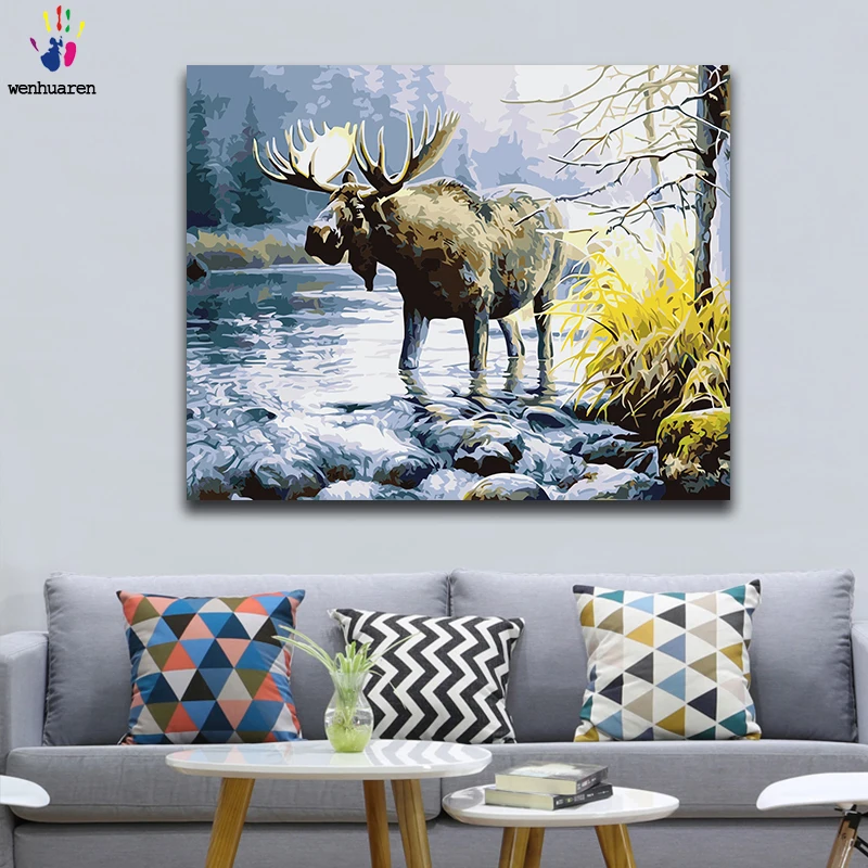 Diy paints by numbers picture painting by numbers with kits cattle Animal Rural scenery Handmade Filling and coloring gift
Diy paints by numbers picture painting by numbers with kits cattle Animal Rural scenery Handmade Filling and coloring gift