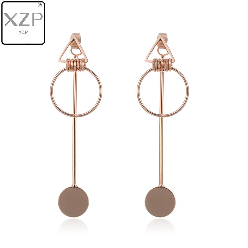 XZP Korea Earrings Jewelry Temperament Simple Retro Long Circle Ear Line Geometric Earrings For Women Statement Drop Earrings
XZP Korea Earrings Jewelry Temperament Simple Retro Long Circle Ear Line Geometric Earrings For Women Statement Drop Earrings