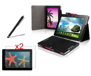 Folio Back Holder Stand Lichi Leather Case Cover +2x Clear Screen Protector +Stylus for Asus MeMo Pad FHD 10 ME302C 10.1" Tablet
Folio Back Holder Stand Lichi Leather Case Cover +2x Clear Screen Protector +Stylus for Asus MeMo Pad FHD 10 ME302C 10.1" Tablet