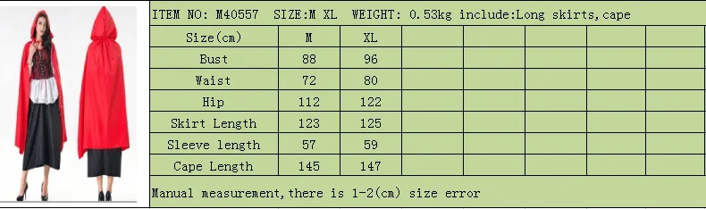 M40557 SIZE