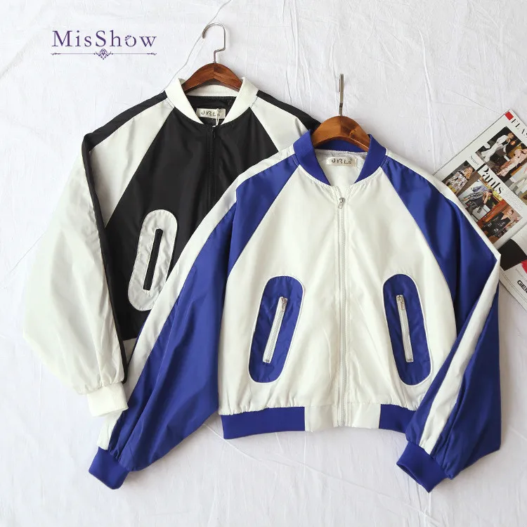 Autumn Patchwork Street Style Women Harajuku Jacket Sport Winter Coat Women O Neck Loose Coat Female Jacket Chaqueta Mujer
Autumn Patchwork Street Style Women Harajuku Jacket Sport Winter Coat Women O Neck Loose Coat Female Jacket Chaqueta Mujer