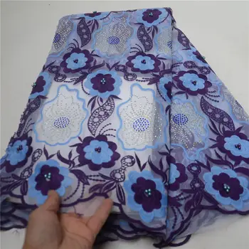 African style bride multicolor high quality french organza lace fabric with stones for ladies dress making
African style bride multicolor high quality french organza lace fabric with stones for ladies dress making