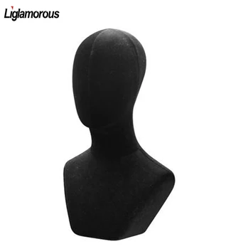 Female Abstract Mannequin Head Display Hats Wig Scarves Headscarves Necklace Insertable Needle Foam Cloth Velvet Fabric Black
Female Abstract Mannequin Head Display Hats Wig Scarves Headscarves Necklace Insertable Needle Foam Cloth Velvet Fabric Black