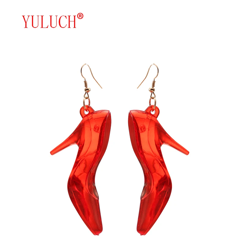 YULUCH 2018 Hot Acrylic 6 colors popular exaggerated clear high heels pendant earrings for fashion women jewelry accessories
YULUCH 2018 Hot Acrylic 6 colors popular exaggerated clear high heels pendant earrings for fashion women jewelry accessories