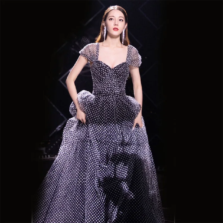 2019 Elegnat Dress Celebrity Sexy Off The Shoulder Sexy Polka Dot Night CLub Vintage Fashion Evening Party Long Dresses
2019 Elegnat Dress Celebrity Sexy Off The Shoulder Sexy Polka Dot Night CLub Vintage Fashion Evening Party Long Dresses