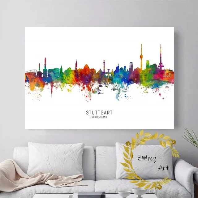 StokeonTrent Stuttgart Sunderland Swansea Sydney Taipei Taiwan City Colorful Skyline Art Canvas Poster Pictures for Room
StokeonTrent Stuttgart Sunderland Swansea Sydney Taipei Taiwan City Colorful Skyline Art Canvas Poster Pictures for Room