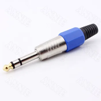 5pcs/lot Blue High-quality Microphone Plug 6.5 Stereo Plug Switzerland 6.35 Plug TRS Core
5pcs/lot Blue High-quality Microphone Plug 6.5 Stereo Plug Switzerland 6.35 Plug TRS Core
