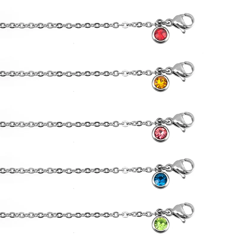 Zodiac birth stone women stainless steel Bracelets 2mm thin Rolo cable chain lucky stone Bracelet jewelry bangle bracelet 5pcs
Zodiac birth stone women stainless steel Bracelets 2mm thin Rolo cable chain lucky stone Bracelet jewelry bangle bracelet 5pcs