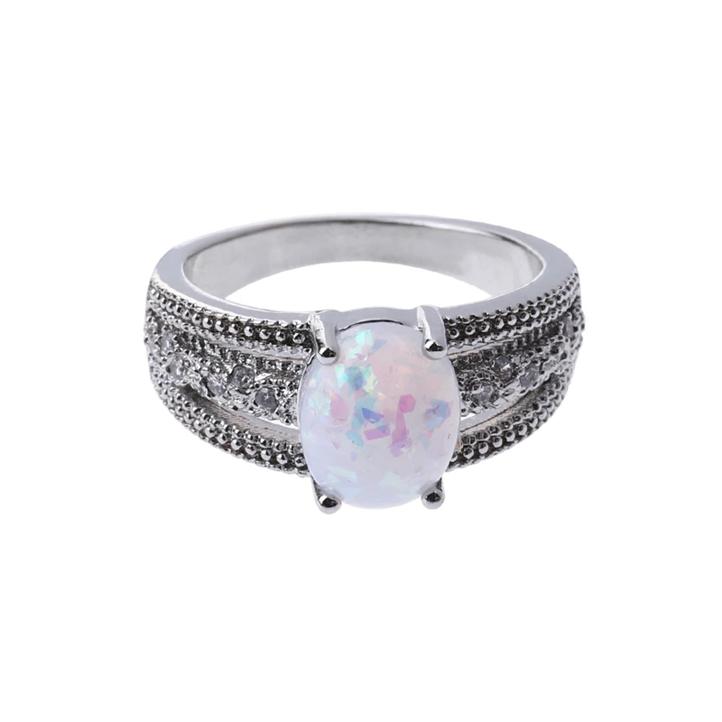 Elegant Rainbow Opal Ring Fashion White CZ Wedding Jewelry Rose Gold Filled Engagement Promise Rings For Women Anillos
Elegant Rainbow Opal Ring Fashion White CZ Wedding Jewelry Rose Gold Filled Engagement Promise Rings For Women Anillos