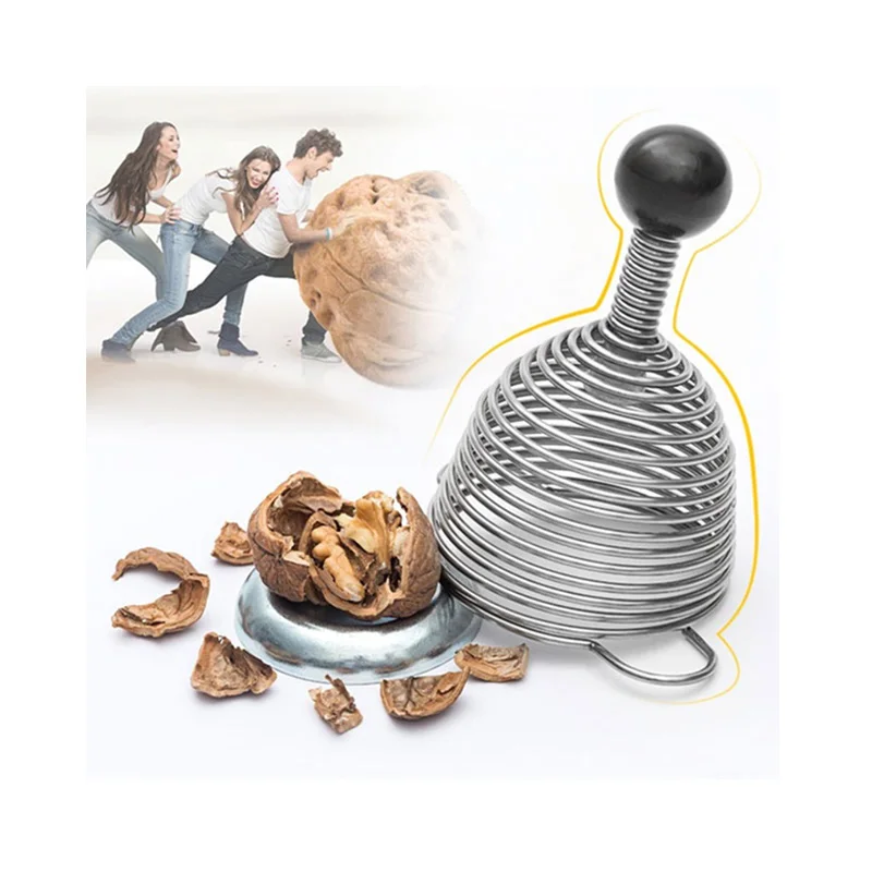 Hot Selling Spring Nuts Opener Walnut Cracker Metal Nutcracker Walnut Stainless Steel Nut Crackers Nutcrackers tool
Hot Selling Spring Nuts Opener Walnut Cracker Metal Nutcracker Walnut Stainless Steel Nut Crackers Nutcrackers tool