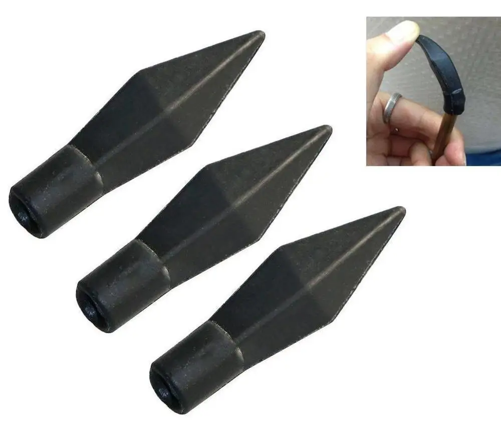 toparchery 12pc Arrow Head Archery Replacement Rubber Broadhead Black Arrow Tip Point for Target Practice
toparchery 12pc Arrow Head Archery Replacement Rubber Broadhead Black Arrow Tip Point for Target Practice