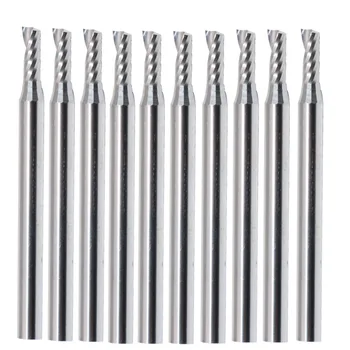 10 X CNC Carbide One Flute Spiral CED 2.5mm CEL 6mm For PVC Dust-free
10 X CNC Carbide One Flute Spiral CED 2.5mm CEL 6mm For PVC Dust-free