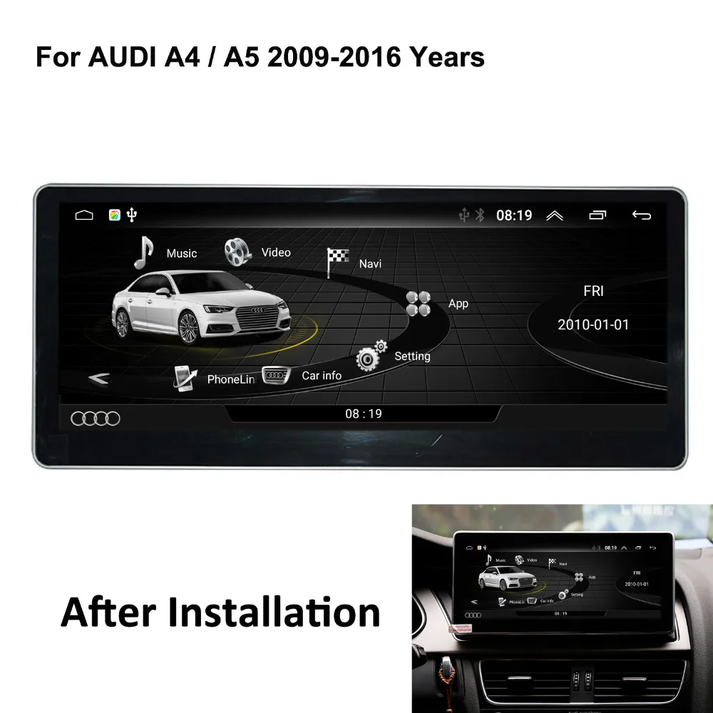COIKA 10.25" Android 8.1 Car GPS Navi Receiver For Audi A4L A5 2009-2016 Multimedia Player Video Stereo BT SWC IPS Head Unit
COIKA 10.25" Android 8.1 Car GPS Navi Receiver For Audi A4L A5 2009-2016 Multimedia Player Video Stereo BT SWC IPS Head Unit