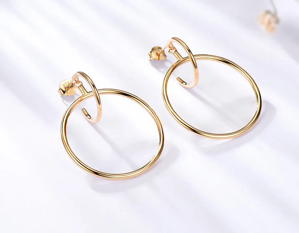 925 sterling silver yellow gold earrings for women (4)