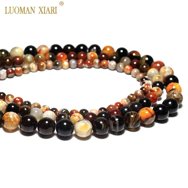 Wholesale Natural Ice Crack Fire Agates Round Natural Stone Beads for Jewelry Making DIY Bracelet Necklace 6/8/10mm 15''
Wholesale Natural Ice Crack Fire Agates Round Natural Stone Beads for Jewelry Making DIY Bracelet Necklace 6/8/10mm 15''