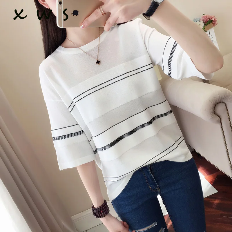 2019 autumn Cashmere striped thick Sweater winter Women Solid Big long Sleeve O-neck Pullovers Jumper Knitted Oversize Sweaters
2019 autumn Cashmere striped thick Sweater winter Women Solid Big long Sleeve O-neck Pullovers Jumper Knitted Oversize Sweaters