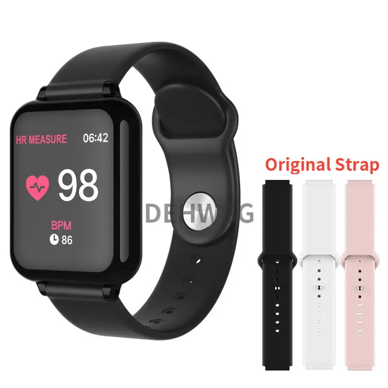 B57 Smart Watch Men Women Outdoor Sport Tracker Heart Rate Call Remind Bluetooth Smart Bracelet For Android IOS Original strap
B57 Smart Watch Men Women Outdoor Sport Tracker Heart Rate Call Remind Bluetooth Smart Bracelet For Android IOS Original strap