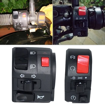 2pcs 7/8‘’ Motorcycle Switches Handlebar Horn Button Turn Signal Fog Light Controller Switch 43cm/48cm moto kit
2pcs 7/8‘’ Motorcycle Switches Handlebar Horn Button Turn Signal Fog Light Controller Switch 43cm/48cm moto kit