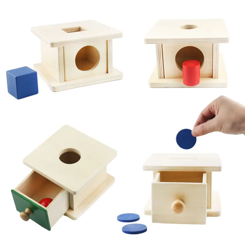 Infant & Toddlers Montessori Kids Toy Baby Wooden Coin Box Learning Preschool Educational Toys For Children MC0564H
Infant & Toddlers Montessori Kids Toy Baby Wooden Coin Box Learning Preschool Educational Toys For Children MC0564H