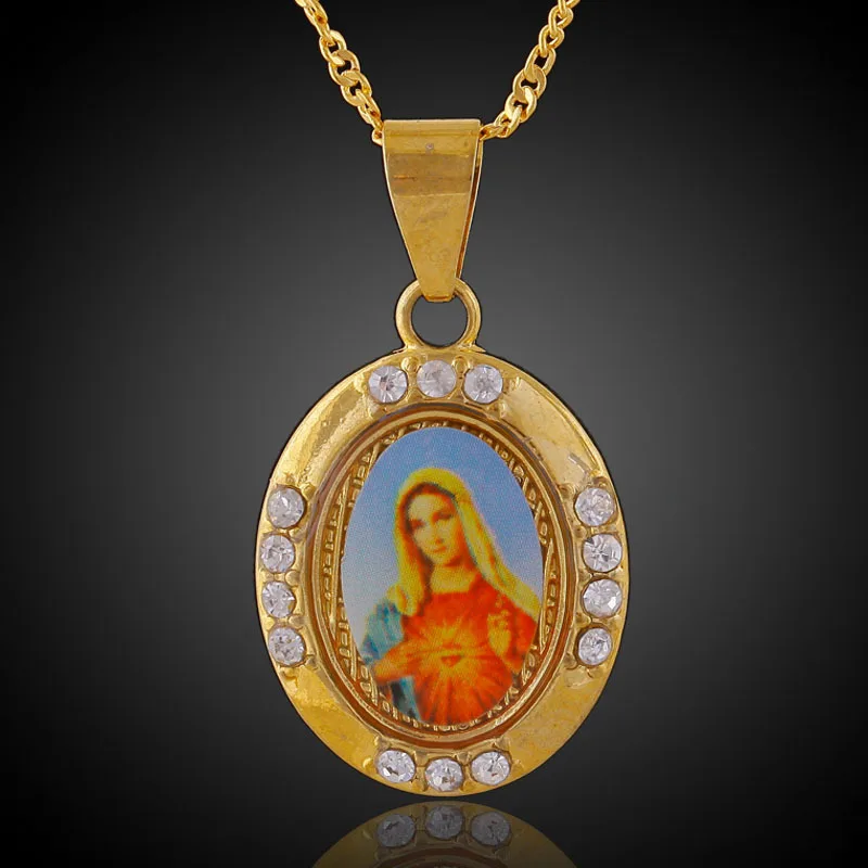 QUMORAIN Gold Christian Rhinestone Russia Blessed Matrona of Pendant Necklaces Catholicism/Orthodox Church Virgin Mary Jewelry
QUMORAIN Gold Christian Rhinestone Russia Blessed Matrona of Pendant Necklaces Catholicism/Orthodox Church Virgin Mary Jewelry