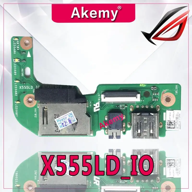 Akemy Original For ASUS X555 X555L X555LD X555LD_IO USB AUDIO CARD READER BOARD REV:2.0 MB 100% Tested Fast Ship
Akemy Original For ASUS X555 X555L X555LD X555LD_IO USB AUDIO CARD READER BOARD REV:2.0 MB 100% Tested Fast Ship