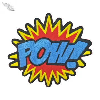 Funny POW embroidery patches iron on chest size kids girls mini applique children tags custom your text name patches for jacket
Funny POW embroidery patches iron on chest size kids girls mini applique children tags custom your text name patches for jacket